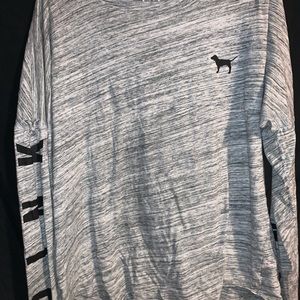 Pink long sleeved tee